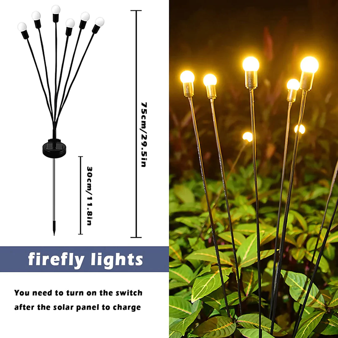 Modern™ Solar Powered Firefly Garden Light ( Buy 1 Get 1 Free )